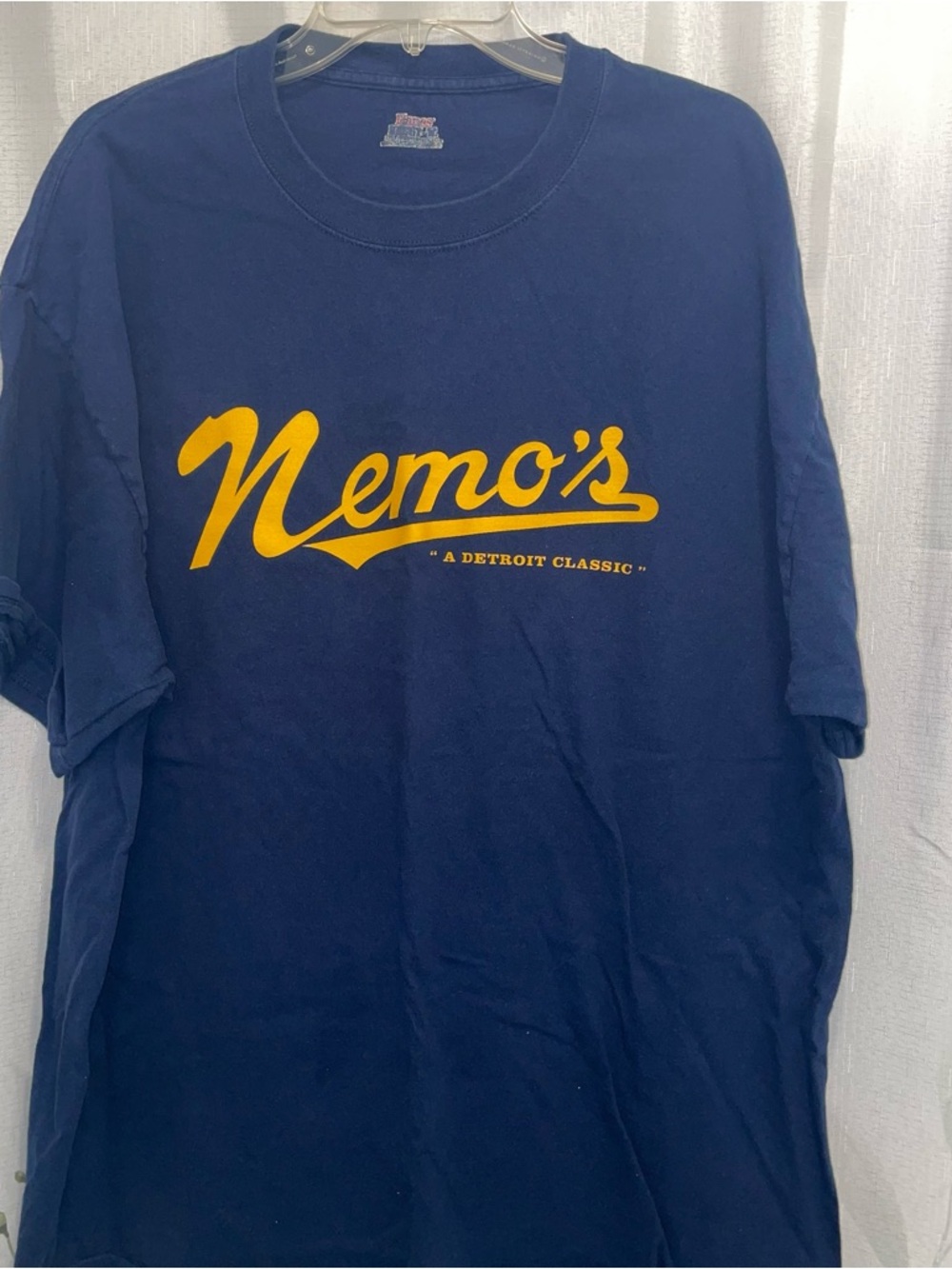 Nemo’s Detroit Classic Graphic T-Shirt 2XL Blue Detroit Bar Tee